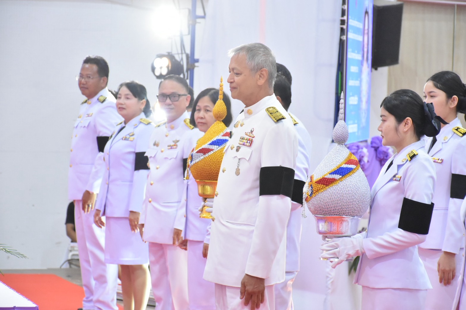title - ส.ป.ก.อำนาจเจริญ ร่วมพิธีลงนามถวายพระพรชัยมงคล เจริญพระพุทธมนต์และทำบุญตักบาตร ถวายเป็นพระราชกุศล เนื่องในโอกาสวันเฉลิมพระชนมพรรษา สมเด็จพระนางเจ้าฯ พระบรมราชินี 